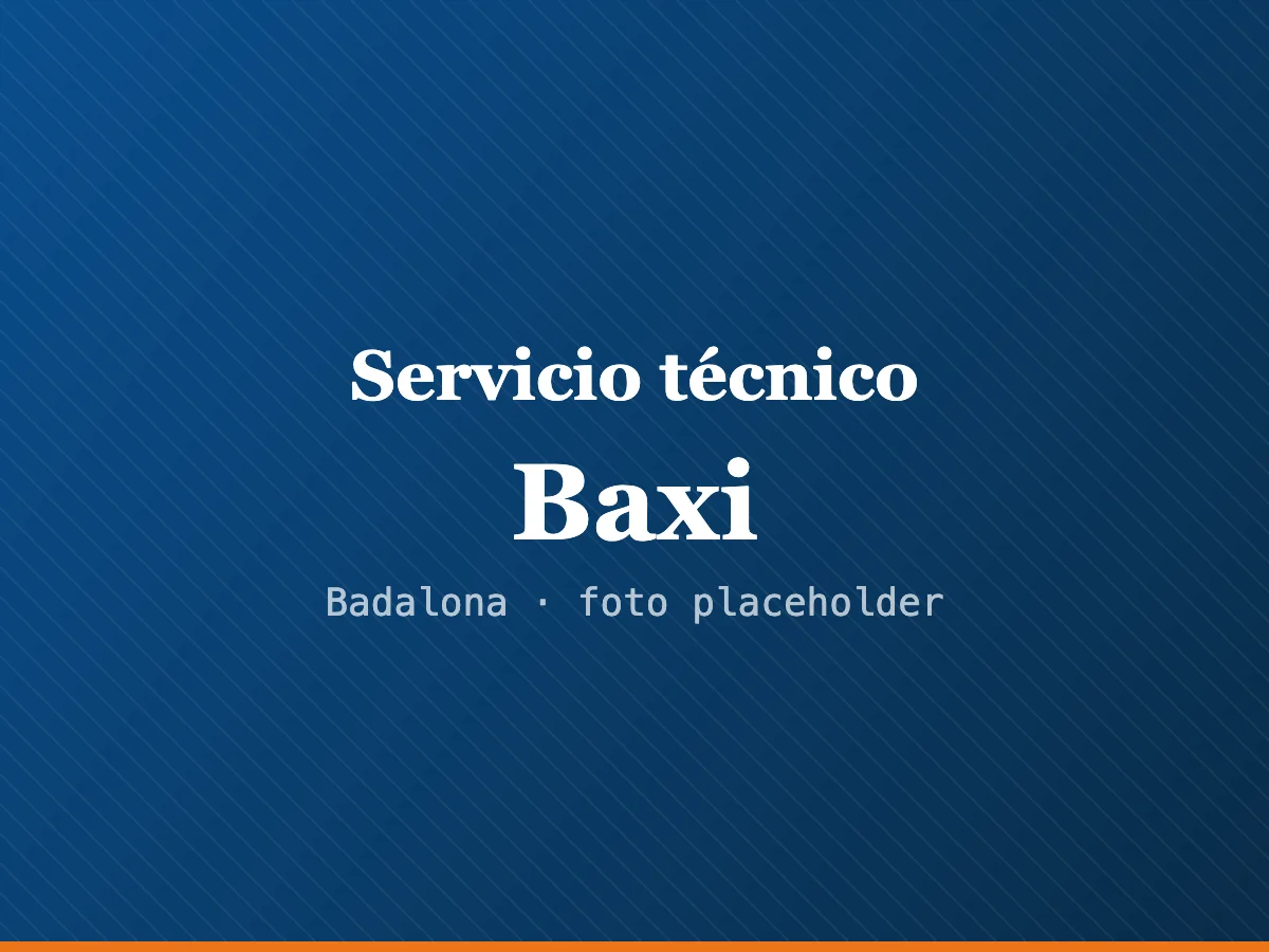 Servicio técnico de calderas Baxi en Terrassa