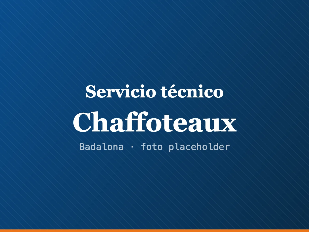 Servicio técnico de calderas Chaffoteaux en Terrassa