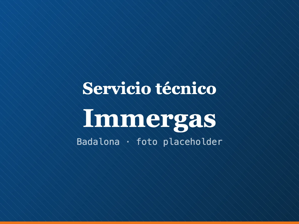 Servicio técnico de calderas Immergas en Terrassa