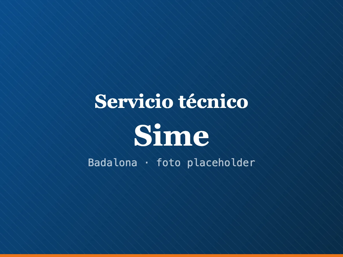 Servicio técnico de calderas Sime en Terrassa